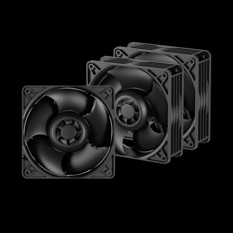ARCTIC S12038-4K -120mm Case Fan (3-Pack) - dual ball bearing - max 4000 RPM - PWM regulated ACFAN00303A