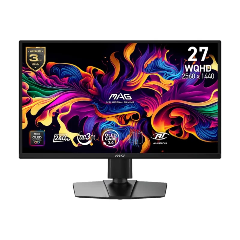 MSI MAG/272QP QD-OLED X24/26,5"/QD-OLED/QHD/240Hz/0,03ms/Černá/3R MAG 272QP QD-OLED X24