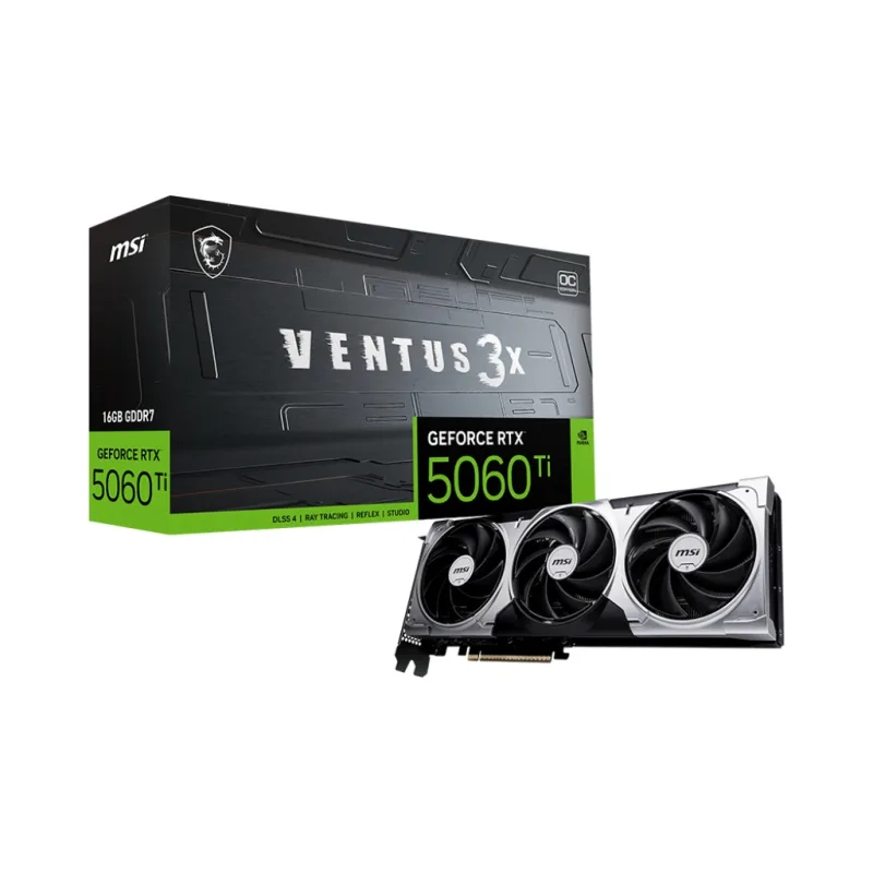MSI GeForce RTX 5060 Ti VENTUS 3X/OC/16GB/GDDR7 G506T-16V3C