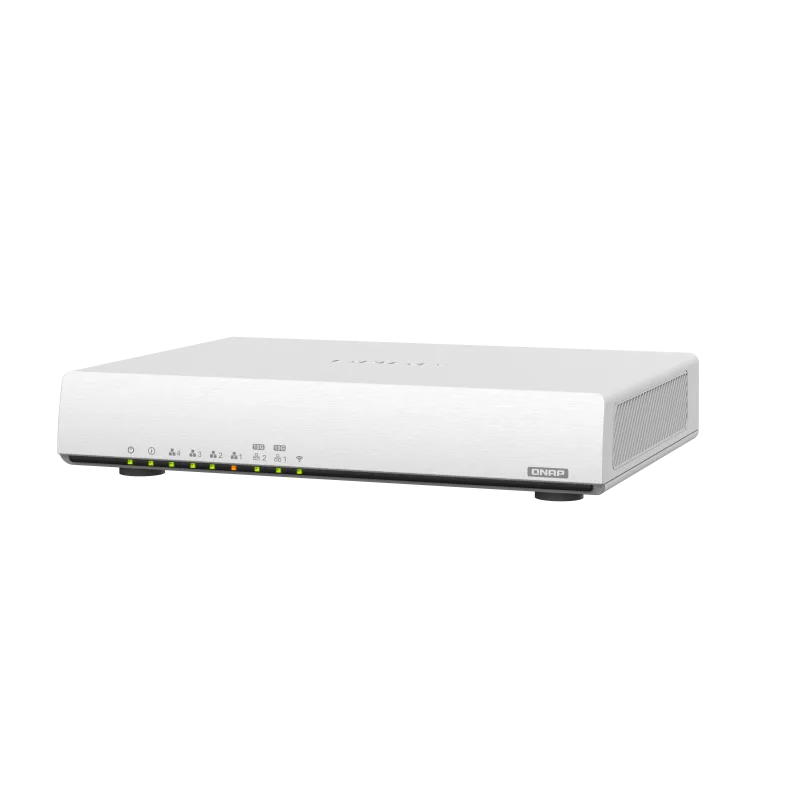 QNAP Wi-Fi 6 SD-WAN router QHora-301W (4x GbE / 2x 10GbE / 2x USB 3.2 / 8 interních antén) QHora-301W