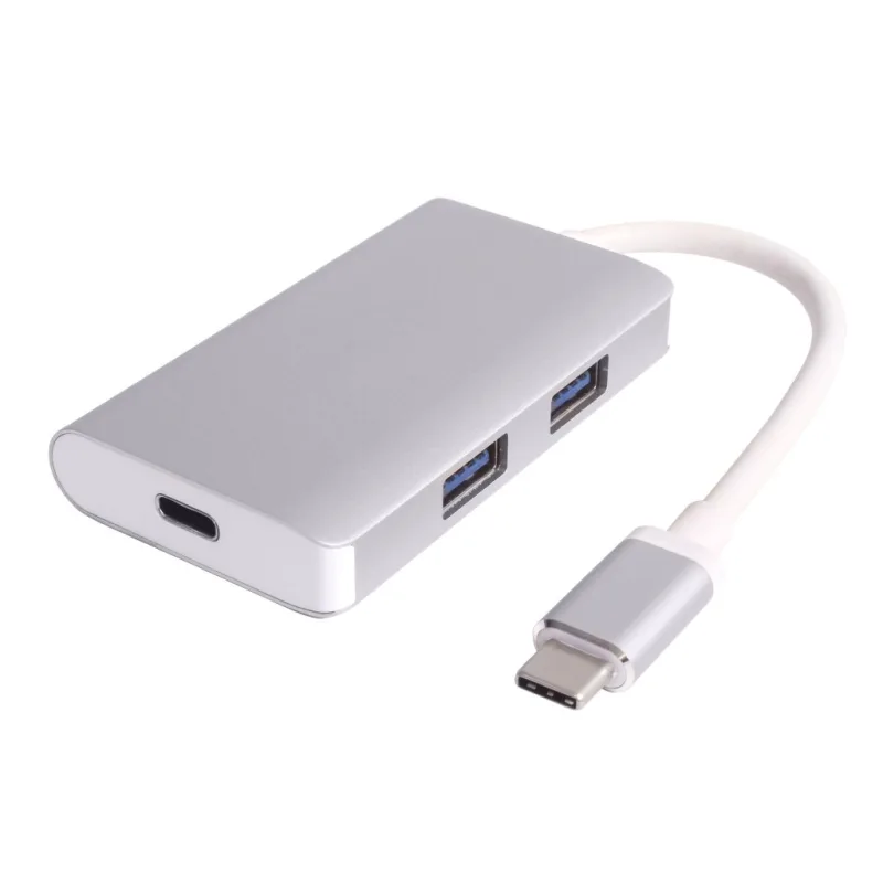 PremiumCord USB-C hub 2xUSB 3.0+PD charge ku31hub05