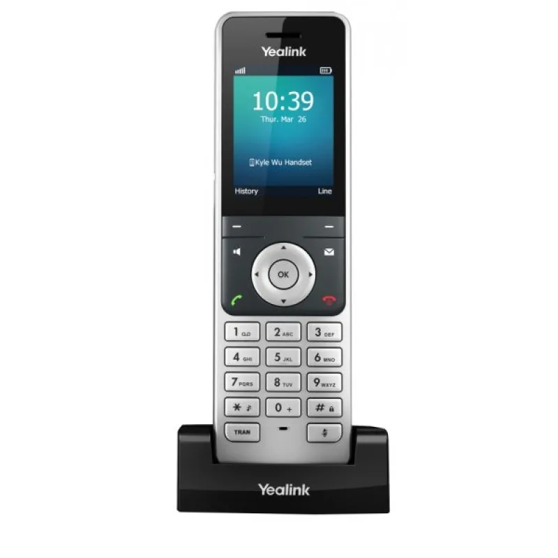 Yealink W56H IP DECT ručka, 2,4", 400 hodin pohotovostní režim, (W70B/W73P) W56H