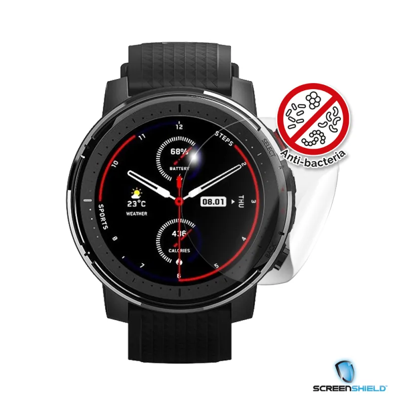 Screenshield Anti-Bacteria XIAOMI Amazfit Stratos 3 folie na displej XIA-AFSTOS3AB-D
