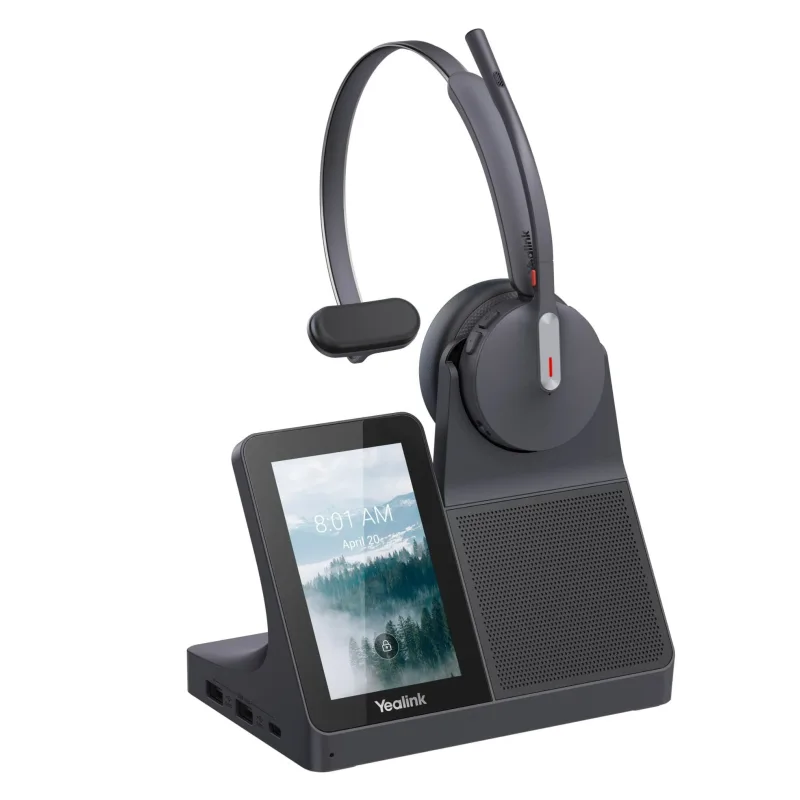 Yealink WH64 Workstation Mono, DECT, Bluetooth, WH64WorkstationMono