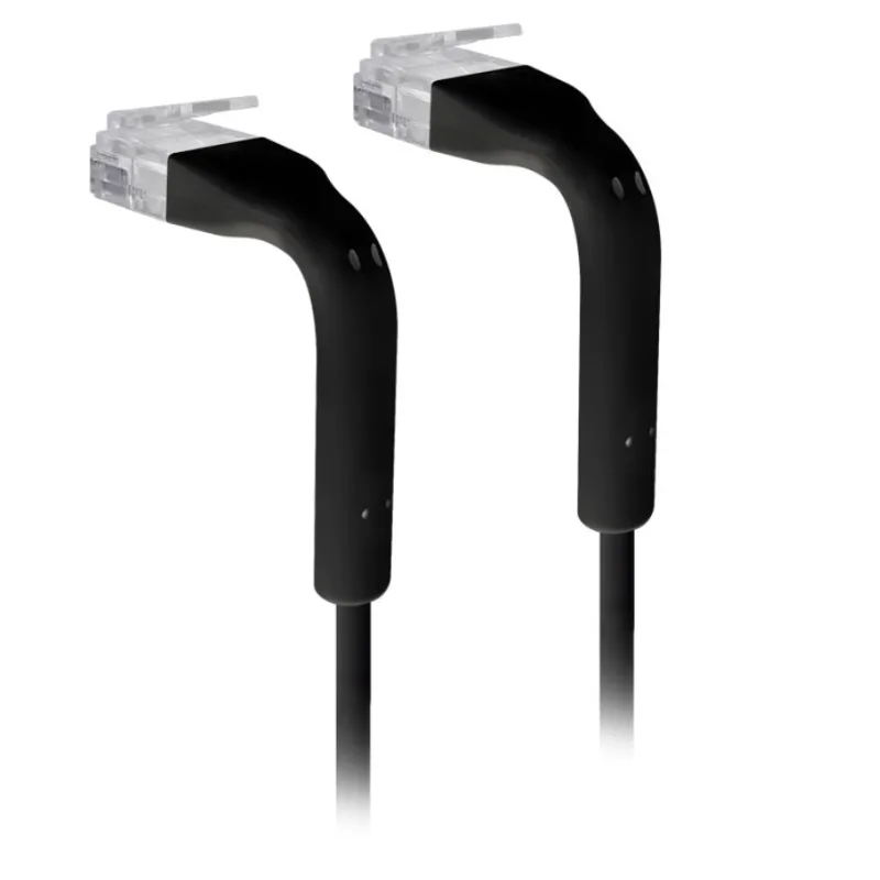 Ubiquiti U-Cable-PATCH-0.3M-RJ45-BK, UniFi Ethernet Patch Kabel, 0,3m, Cat6, černý U-Cable-PATCH-0.3M-RJ45-BK