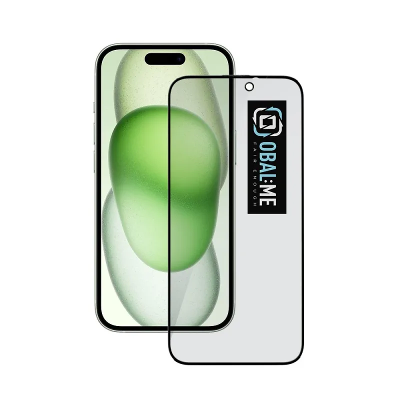 OBAL:ME Privacy 5D Tvrzené Sklo pro Apple iPhone 15 Black 8596311253522
