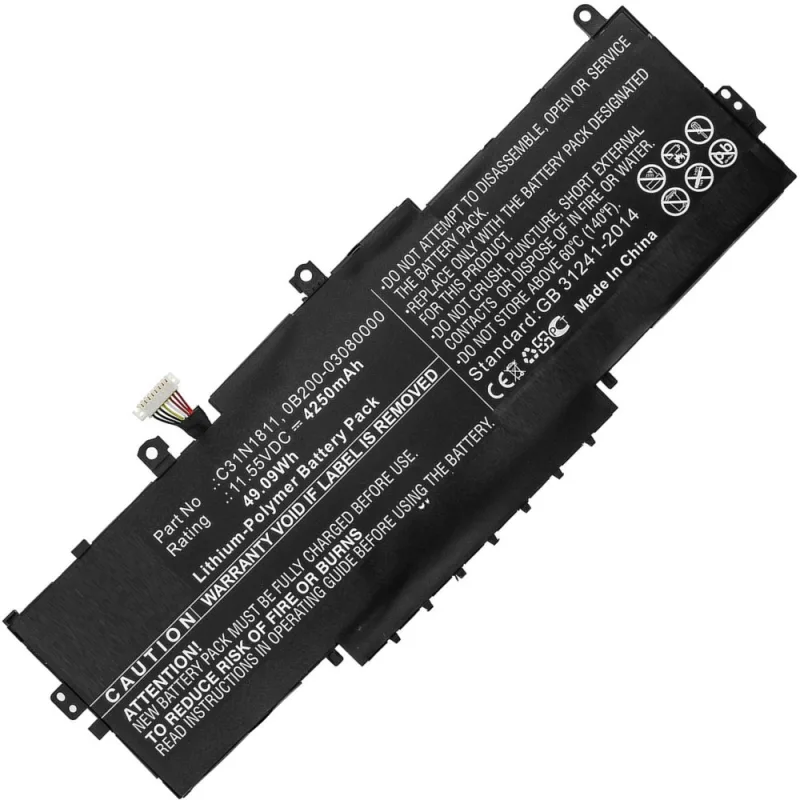 2-POWER Baterie 49.09Wh Li-Pol 11.55V 4250mAh pro ASUS BX433FA, RX433FN, UX433FA, UX433FN 77051166