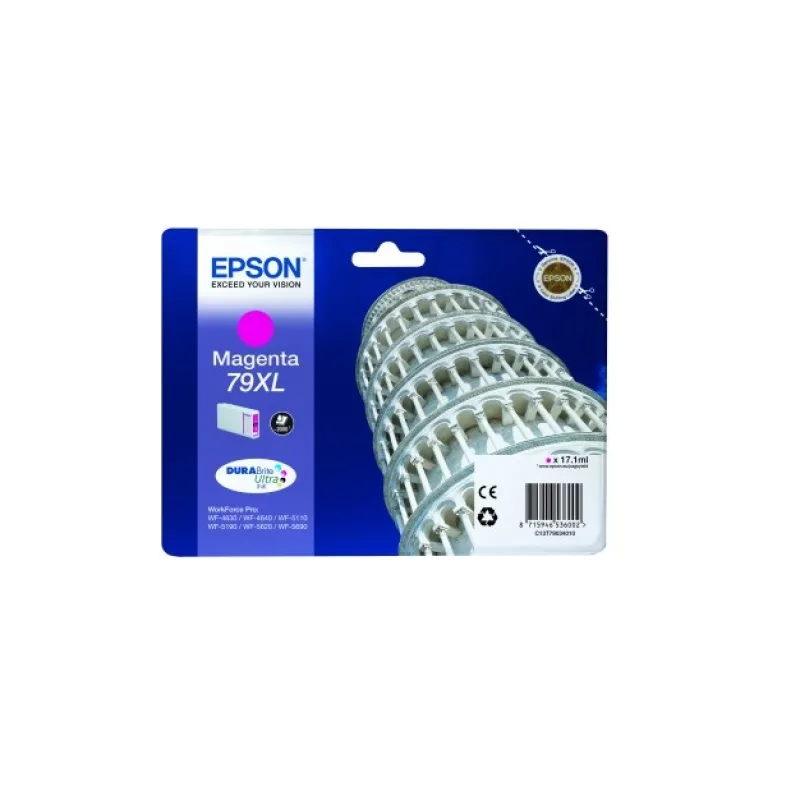 EPSON Singlepack Magenta 79XL DURABrite Ultra Ink C13T79034010