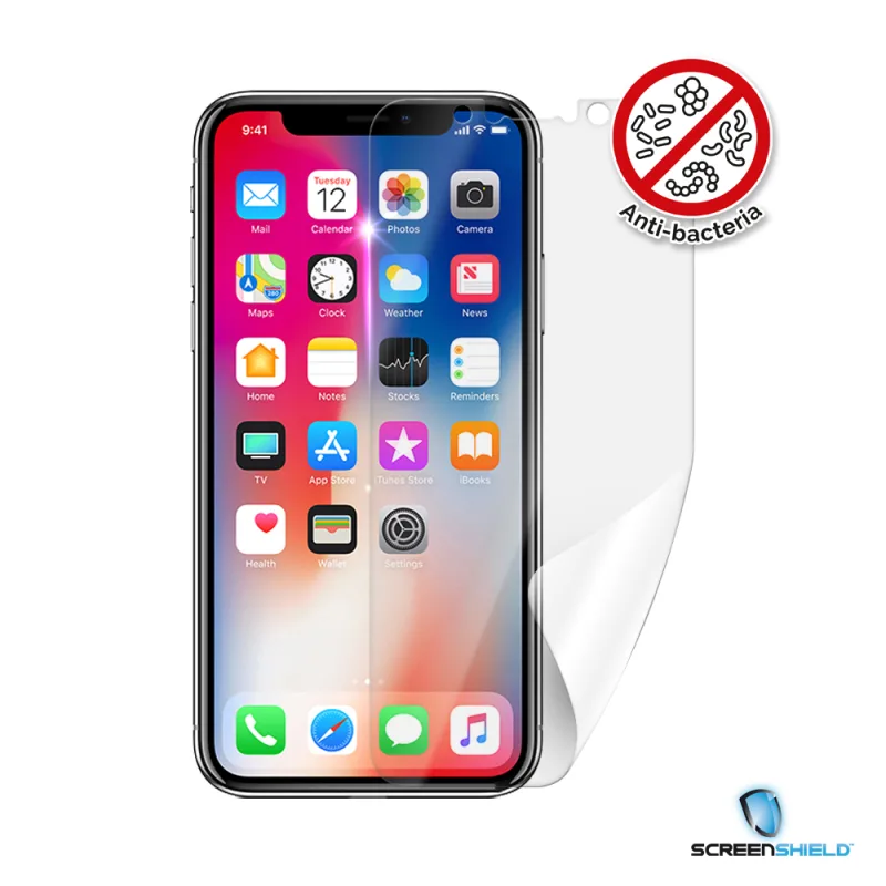 Screenshield Anti-Bacteria APPLE iPhone X folie na displej APP-IPHXAB-D