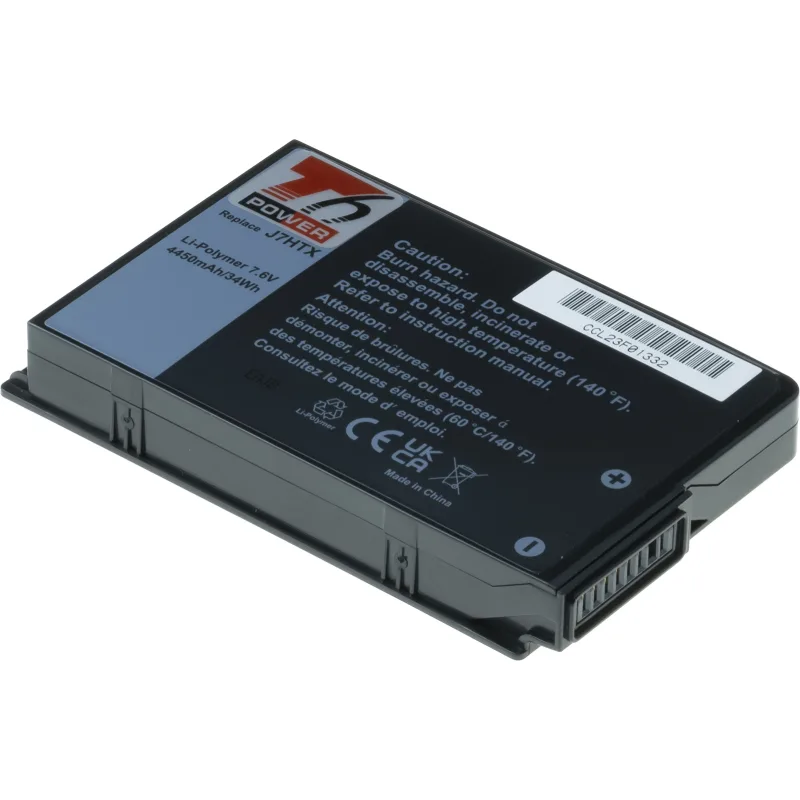 Baterie T6 Power Dell Latitude 12 7202, 7212, 7220 Rugged, 4450mAh, 34Wh, 2cell, Li-ion NBDE0227