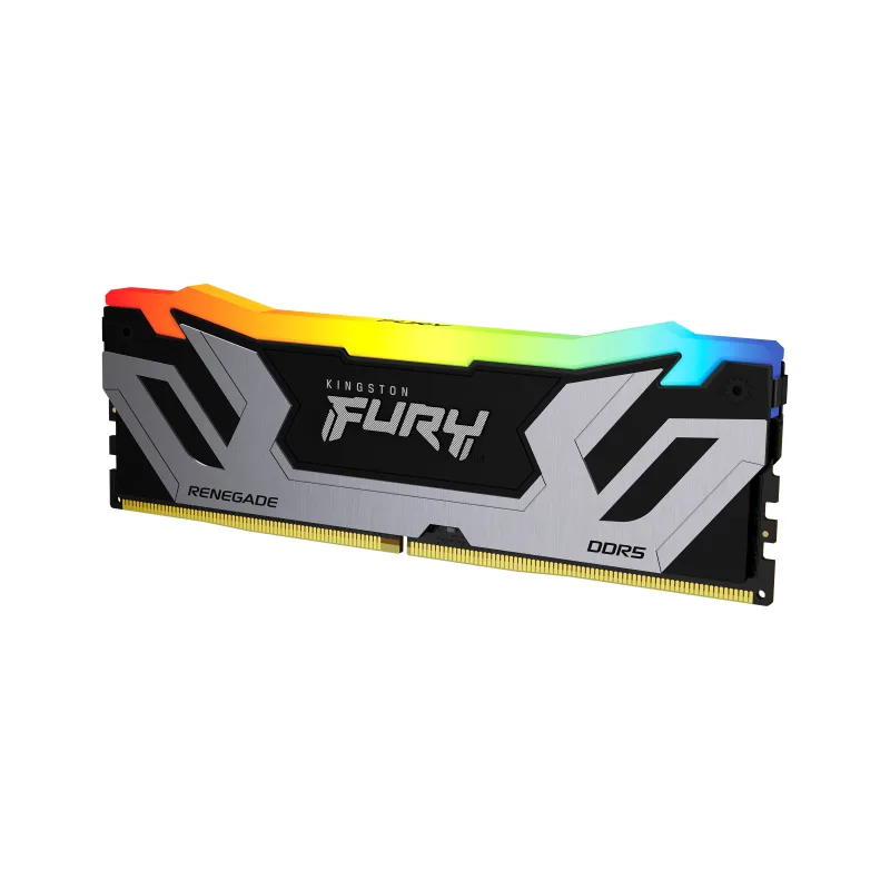 Kingston FURY Renegade/CUDIMM DDR5/24GB/8400MHz/CL40/1x24GB/RGB/Black/Silv KF584CU40RSA-24