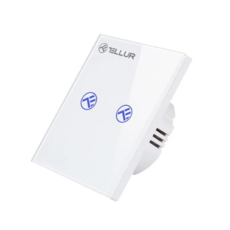 NONAME Tellur WiFi Smart Spínač, 2 porty, 1800W, 10A bílý TLL331491