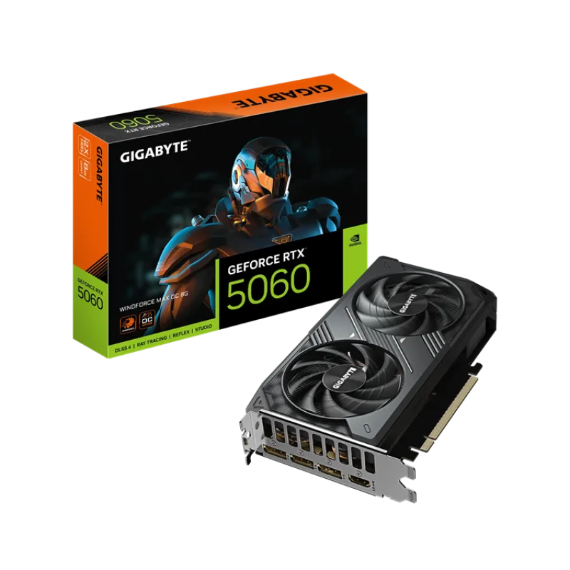 GIGABYTE RTX™ 5060 WINDFORCE MAX OC 8G GV-N5060WF2MAX OC-8GD