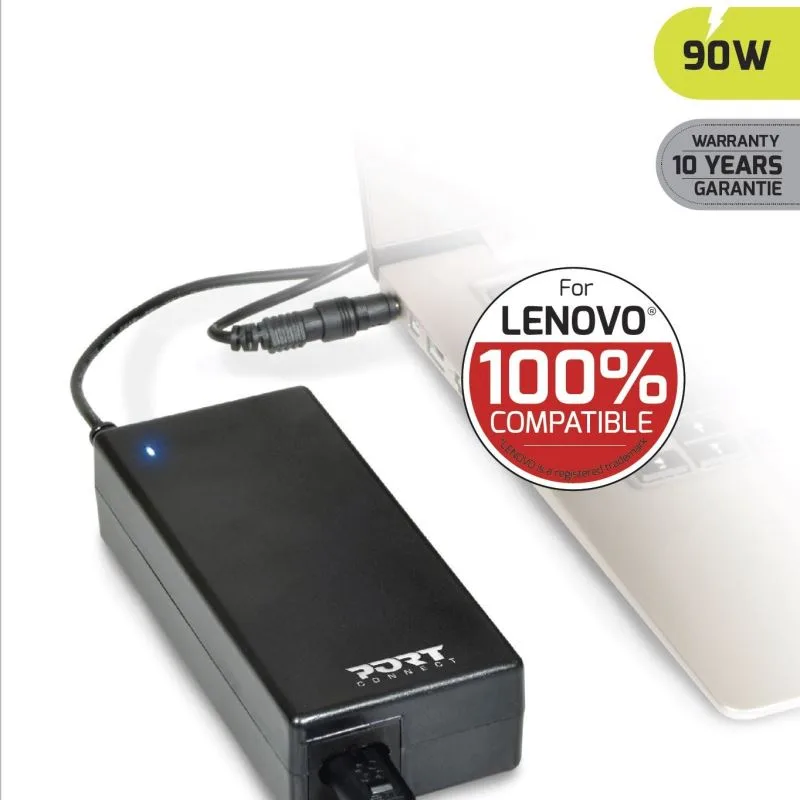 NONAME PORT CONNECT Lenovo 100% napájecí adaptér k notebooku, 19V, 4,74A, 90W, 4x Lenovo konektor 900007-LE