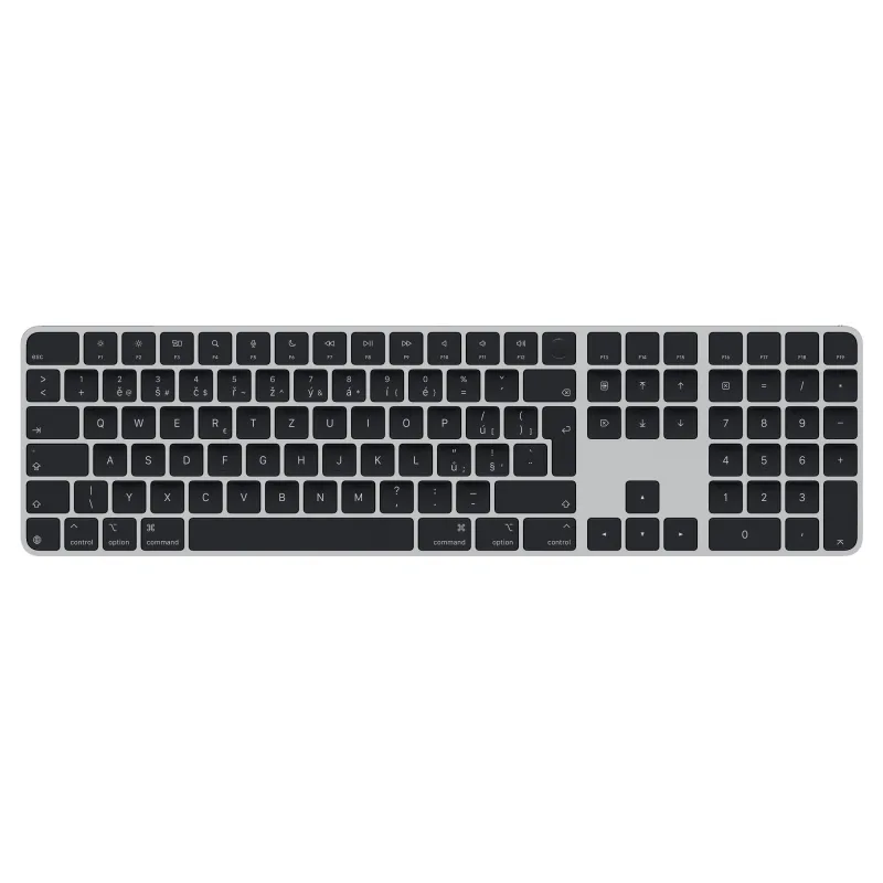 Apple Magic Keyboard Numeric Touch ID/Bezdrátová Bluetooth/SK layout/Černá MXK83SL/A