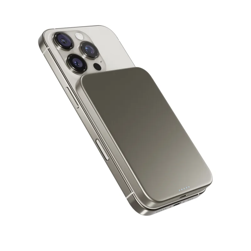 Epico Qi2 5000mAh Alu Mag+ PowerBanka EM51 -titan 9915112100086