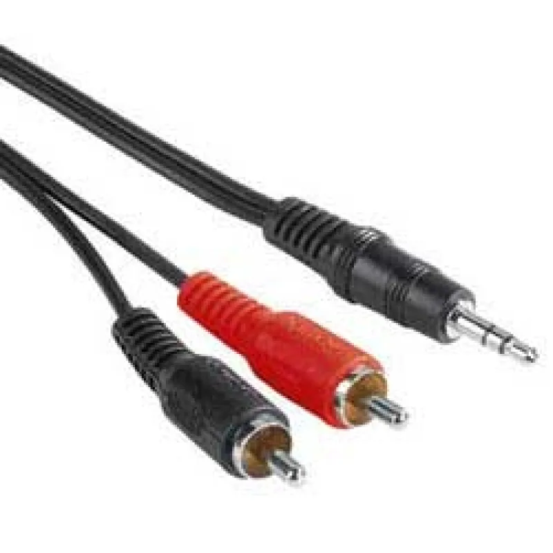 PremiumCord Kabel Jack 3.5mm-2xCINCH M/M 1,5m kjackcin015