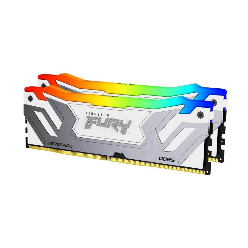 Kingston FURY Renegade/DDR5/48/8000MHz/CL38/2x24GB/RGB/White KF580C38RWAK2-48