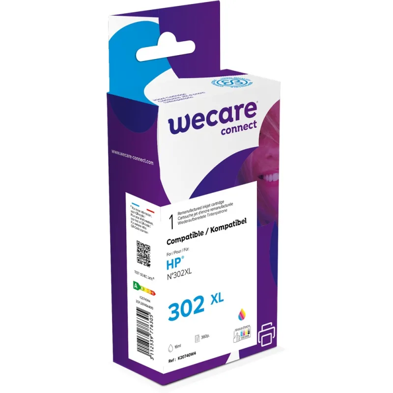 WECARE ARMOR ink kompatibilní s HP F6U67AE, 3barvy K20740W4