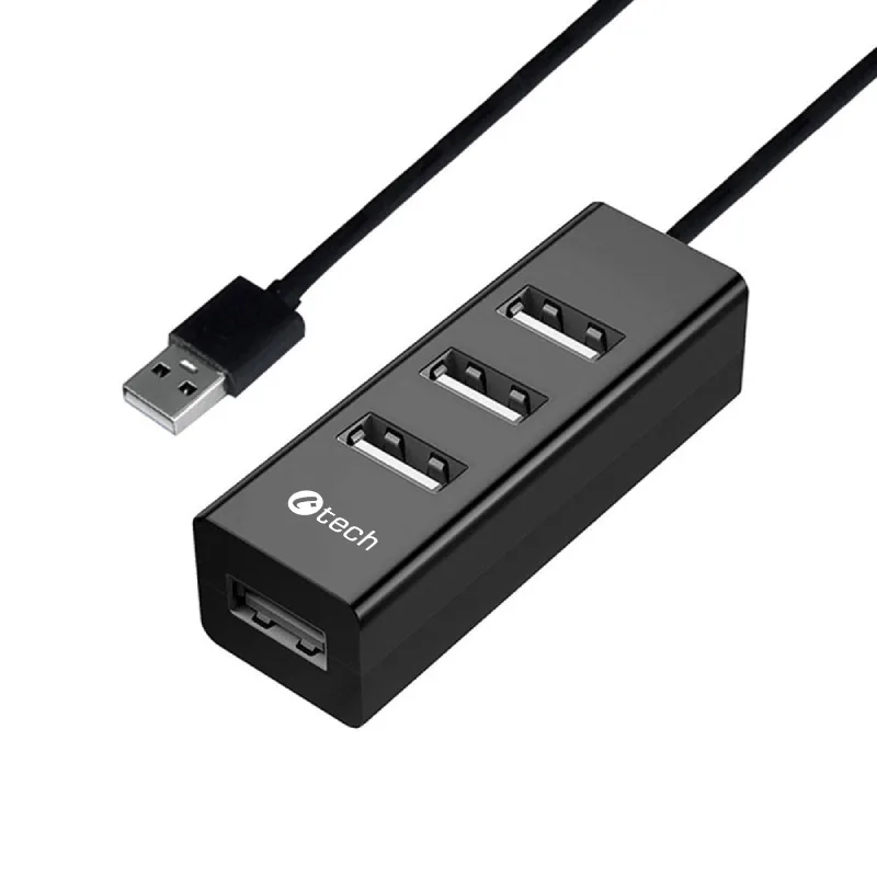 HUB USB C-tech UHB-U2, 4x USB 2.0 UHB-U2