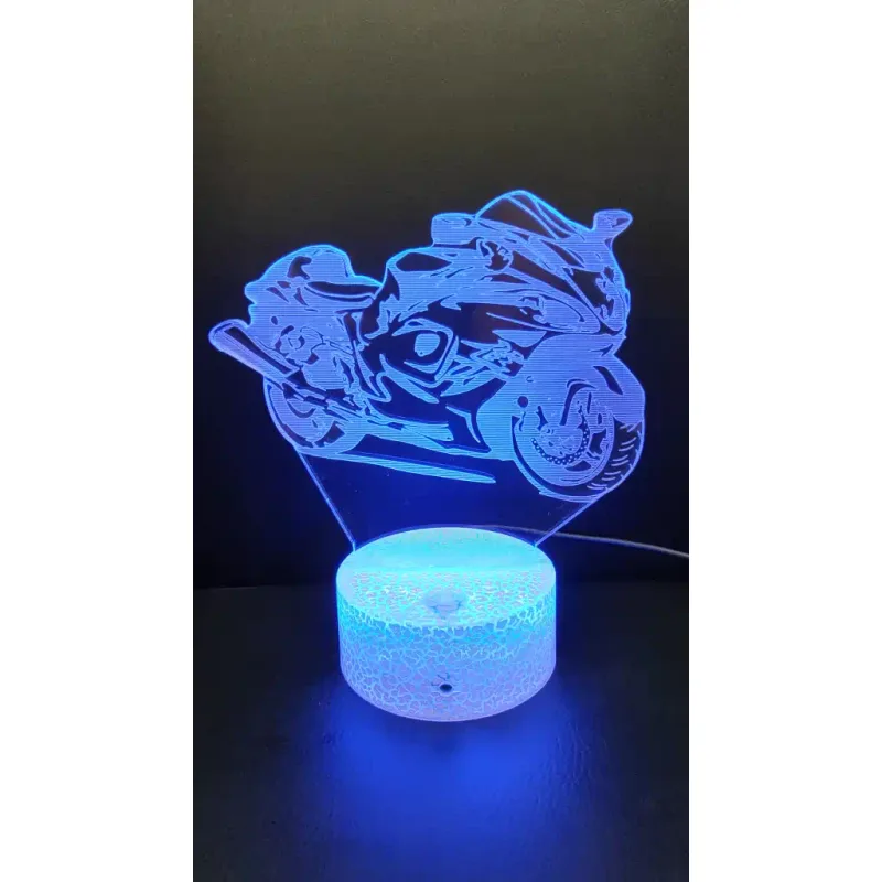 3Dmix 3DL-SMRT023 – 3D LED nočná lampa - Motocykel (Smart)