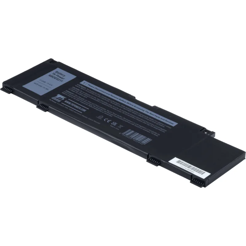 Baterie T6 Power Dell G3 15 3500, 3590, G5 15 5500, Inspiron 14 5490, 4470mAh, 51Wh, 3cell, Li-pol NBDE0211