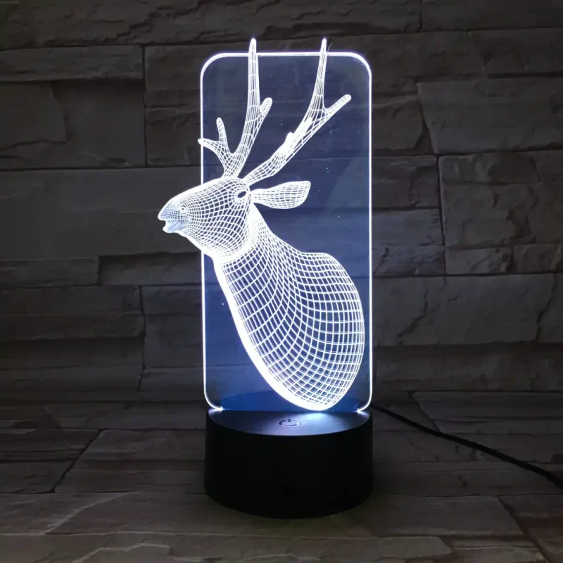 3Dmix 3DL-BSC035 – 3D LED nočná lampa - Jeleň