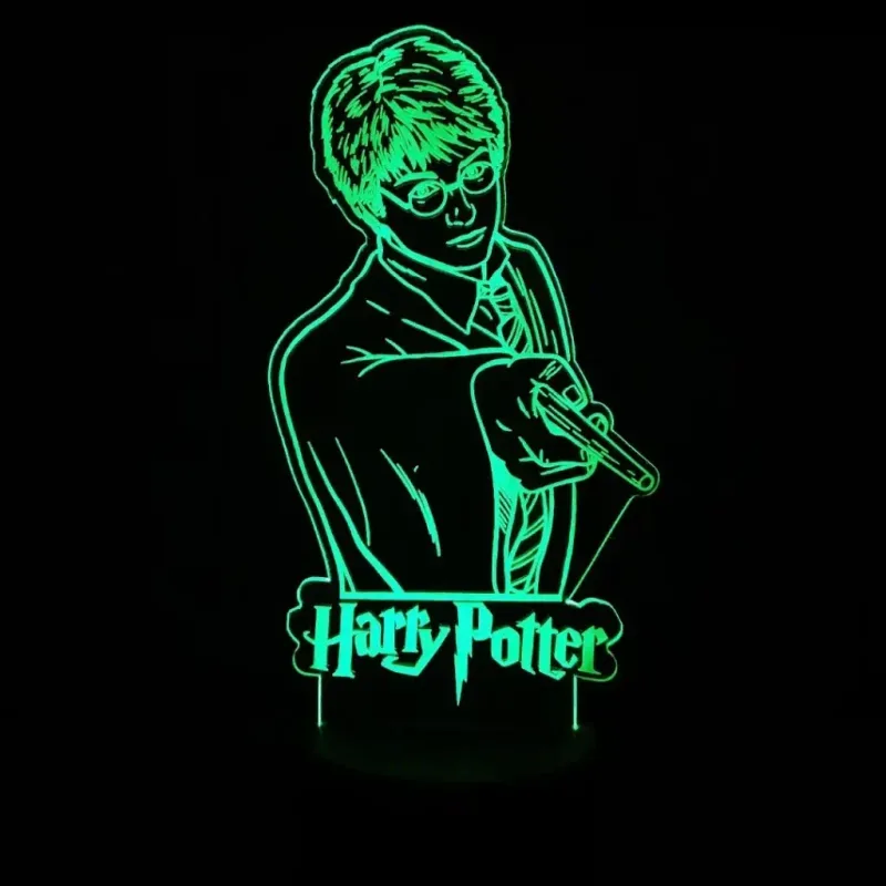 3Dmix 3DL-WD054 – 3D LED nočná lampa - Harry Potter (Wood)