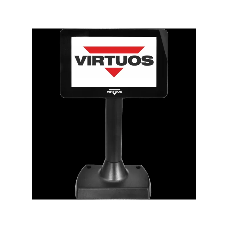 7" LCD barevný zákaznický displej Virtuos SD700F, USB, černý EJG1007