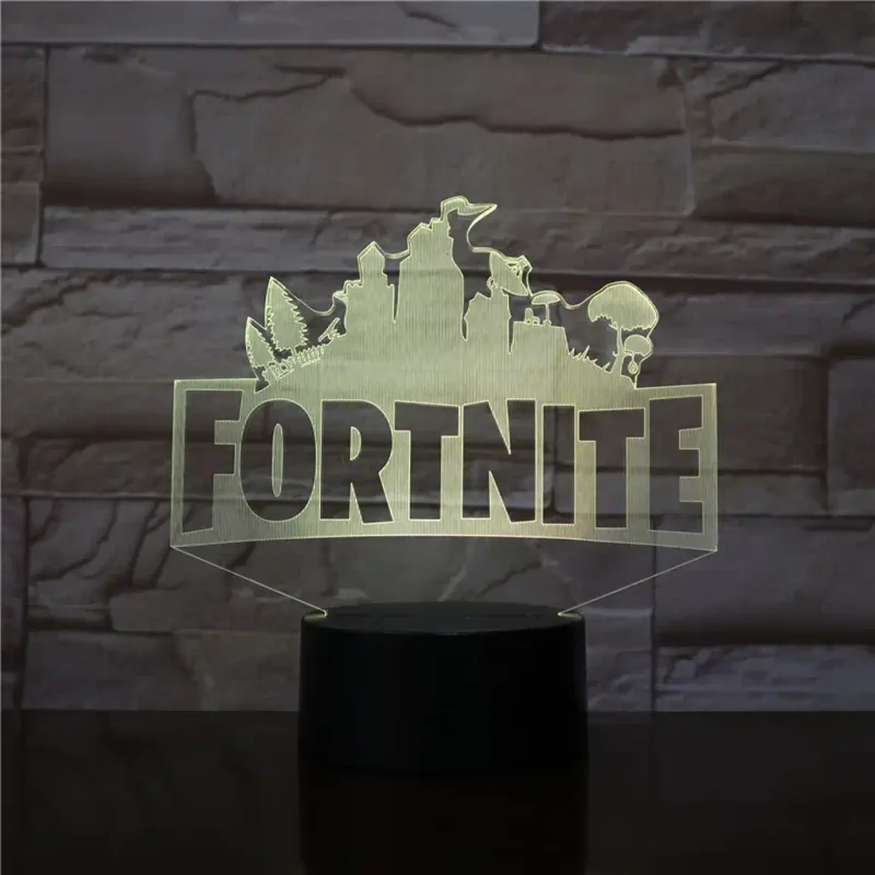3Dmix 3DL-SMRT044 – 3D LED nočná lampa - Fortnite (Smart)