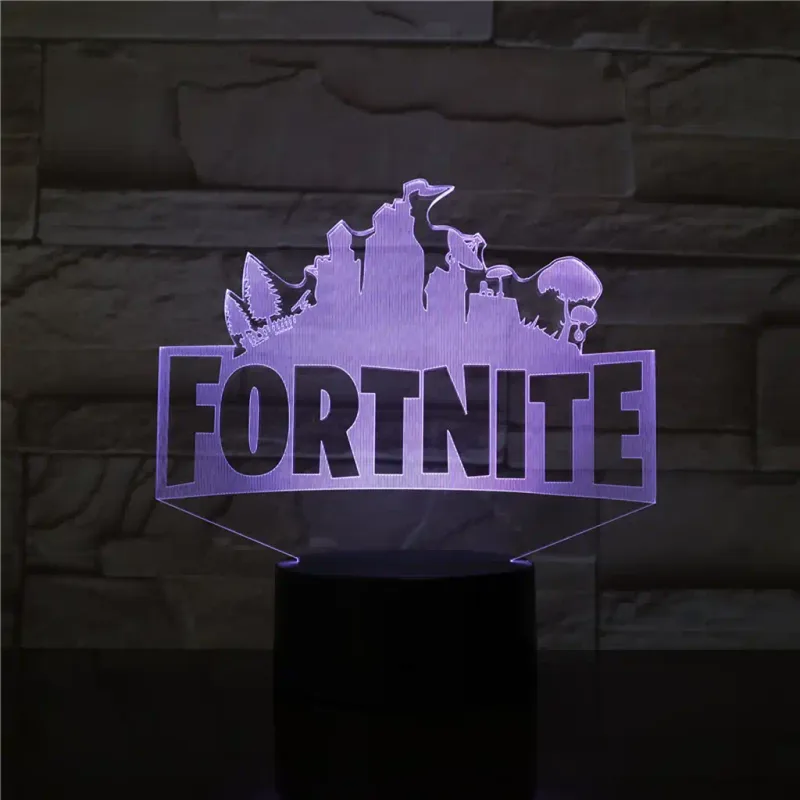 3Dmix 3DL-SL044 – 3D LED nočná lampa - Fortnite (Solar)