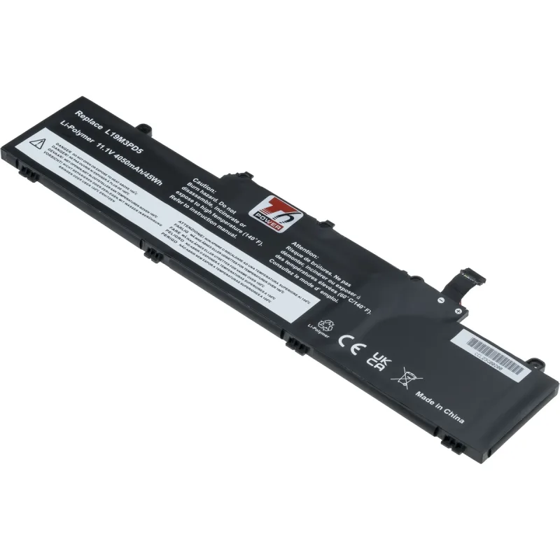 Baterie T6 Power Lenovo ThinkPad E14, E15 Gen 2, Gen 3, Gen 4, 4050mAh, 45Wh, 3cell, Li-Pol NBIB0214