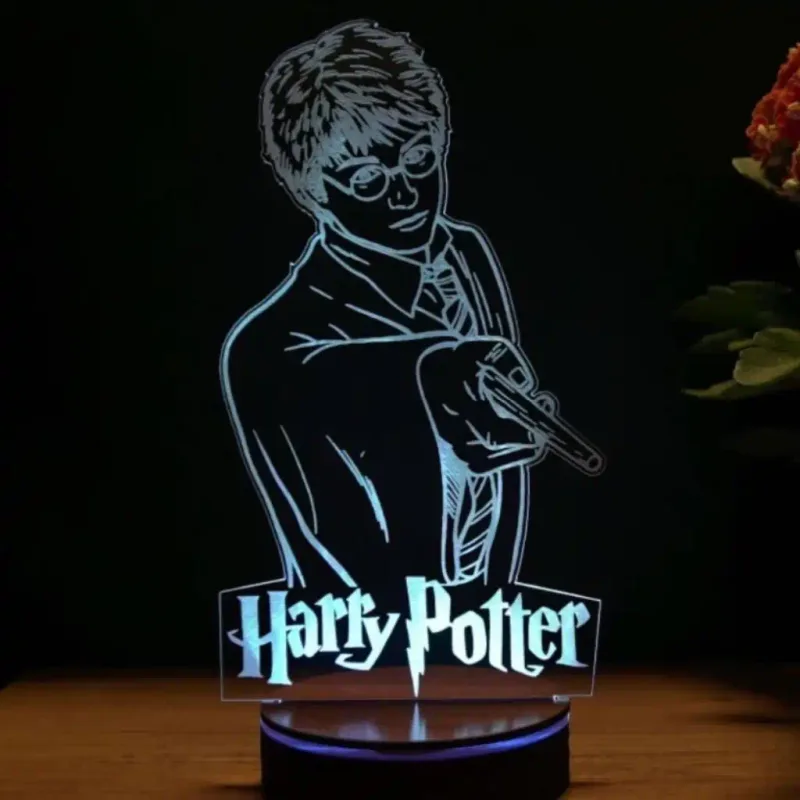 3Dmix 3DL-BTC054 – 3D LED nočná lampa - Harry Potter (Bluetooth reproduktor - farba čierna)