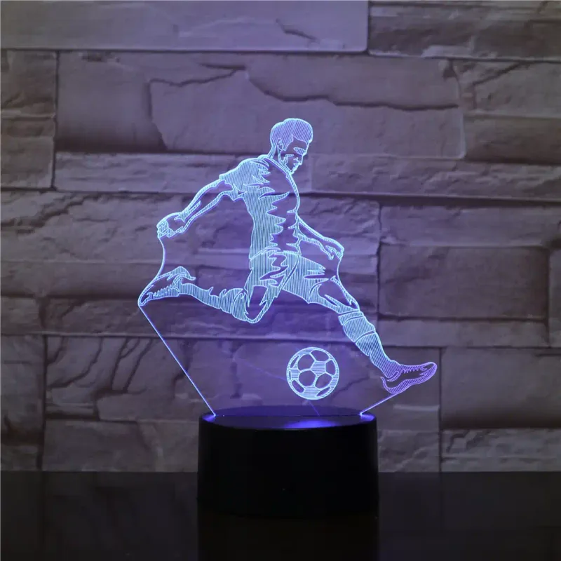 3Dmix 3DL-BSC042 – 3D LED nočná lampa - Futbalista