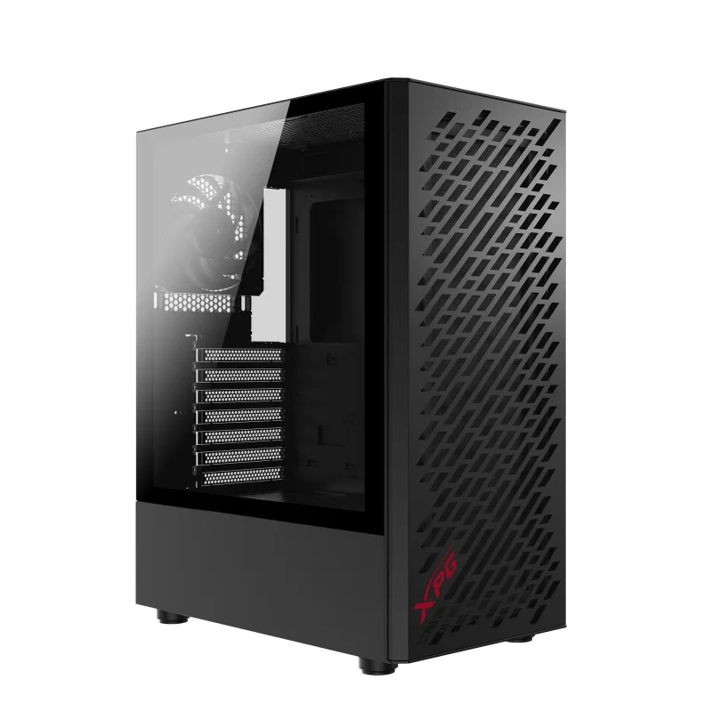 Adata XPG VALOR AIR/Midi Tower/Transpar./Černá VALORAIRMT-BKCWW