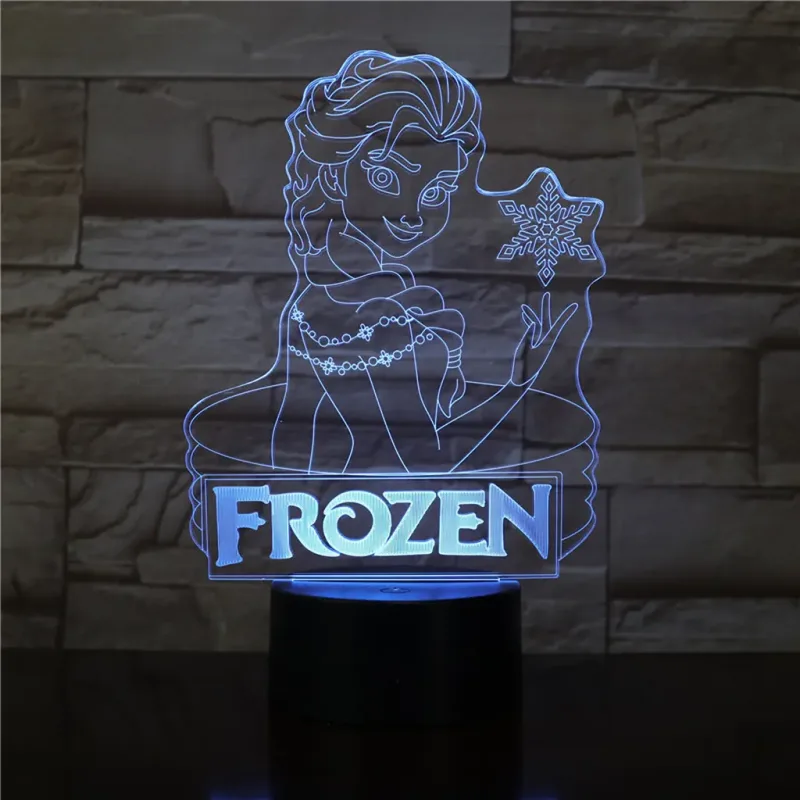 3Dmix 3DL-BSC043 – 3D LED nočná lampa - Frozen