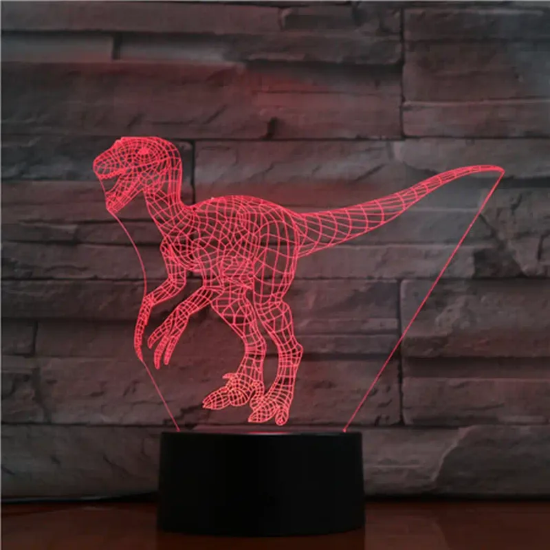 3Dmix 3DL-DFS010 – 3D LED nočná lampa - T-rex (Aroma)