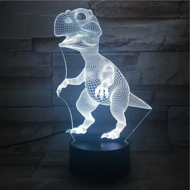 3Dmix 3DL-BSC046 – 3D LED nočná lampa - Dinosaurus (mláďa)