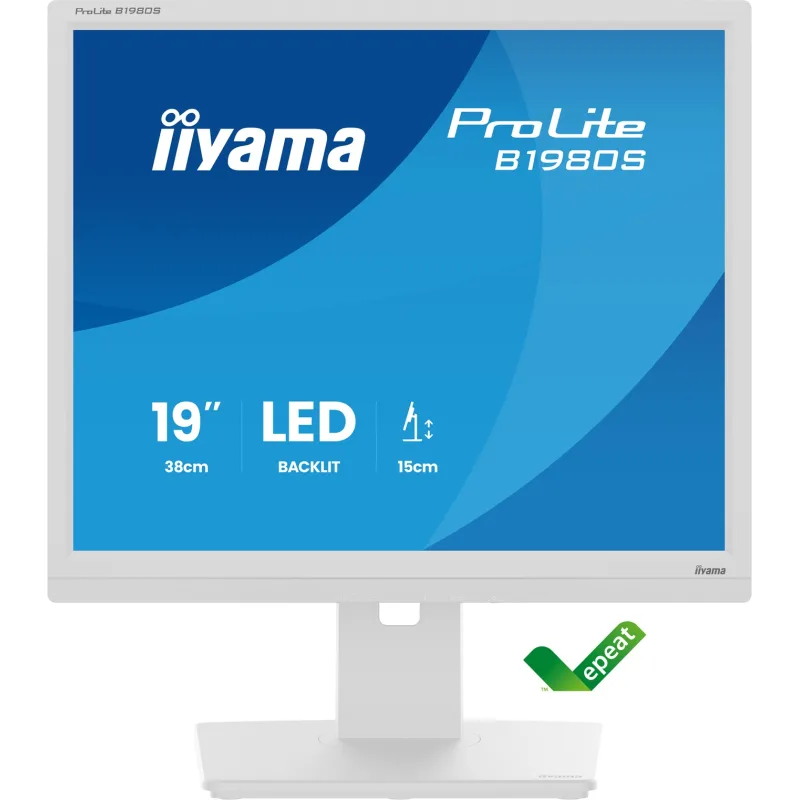 iiyama ProLite/B1980S-W1/19"/TN/1280x1024/75Hz/3ms/White/3R B1980S-W1