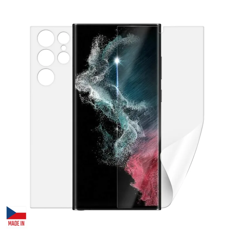 Screenshield SAMSUNG S908 Galaxy S22 Ultra 5G folie na celé tělo SAM-S908-B