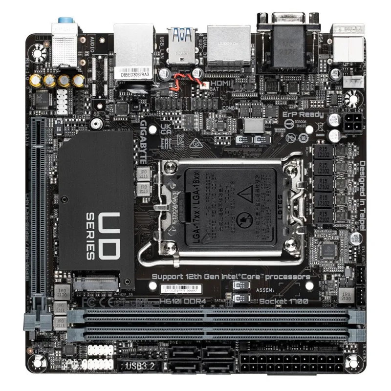 GIGABYTE H610I DDR4/LGA 1700/MITX H610I DDR4