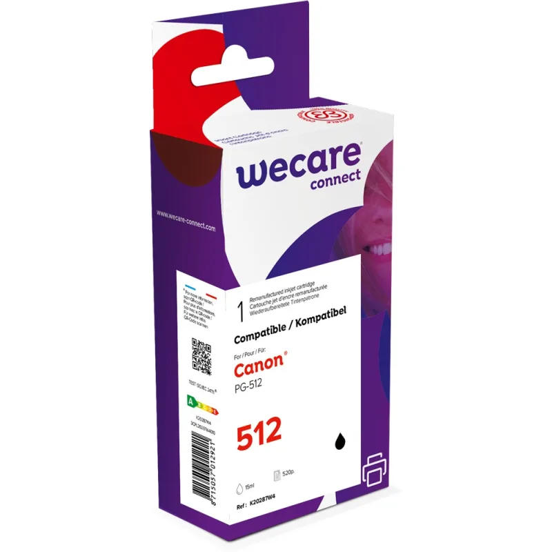 WECARE ARMOR ink kompatibilní s Canon PG-512, 15ml, černá/black K20287W4