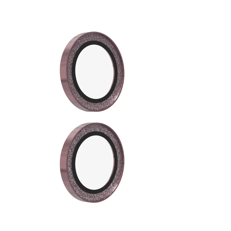 ZAGG Ochranná čočka Premium pro Apple iPhone 17/16/16+ - růžová třpytka 200119627