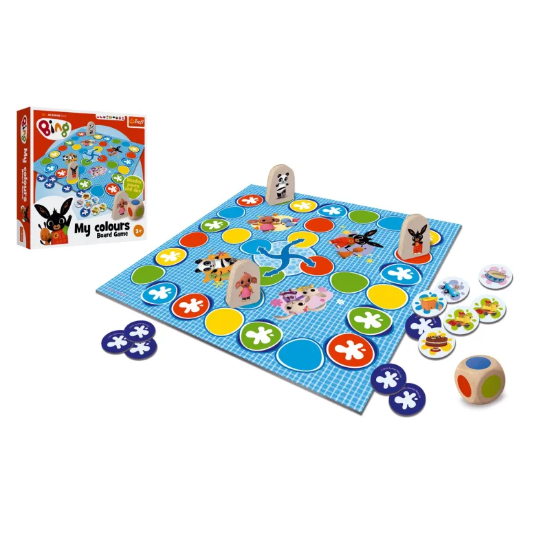 Trefl My colours Zajačik Bing spoločenská hra v krabici 25x25x5cm