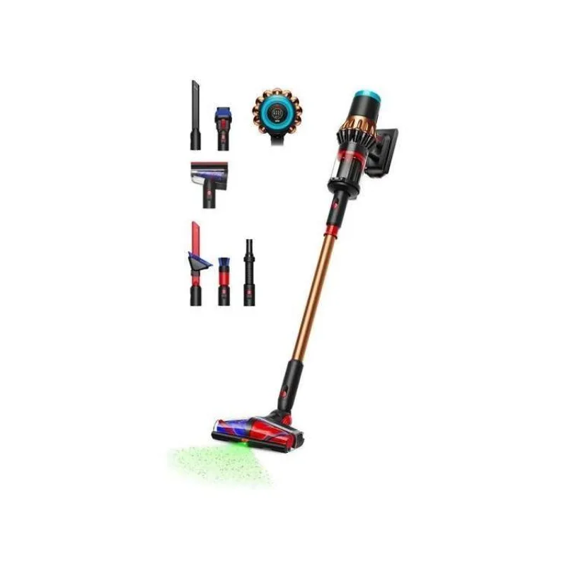 Dyson V16 Piston Animal + Sada pro šetrný detailní úklid černá/měděná tyčový vysavač (495948-01)