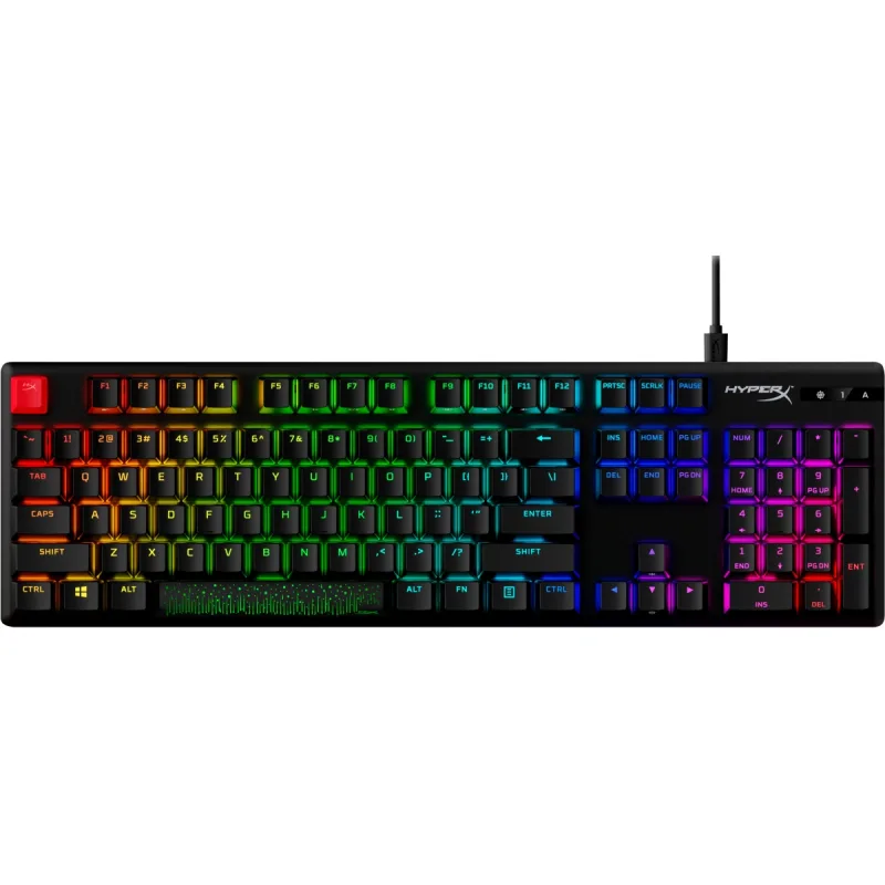 HyperX Alloy Origins PBT/Drátová USB/US layout/Černá 639N3AA#ABA