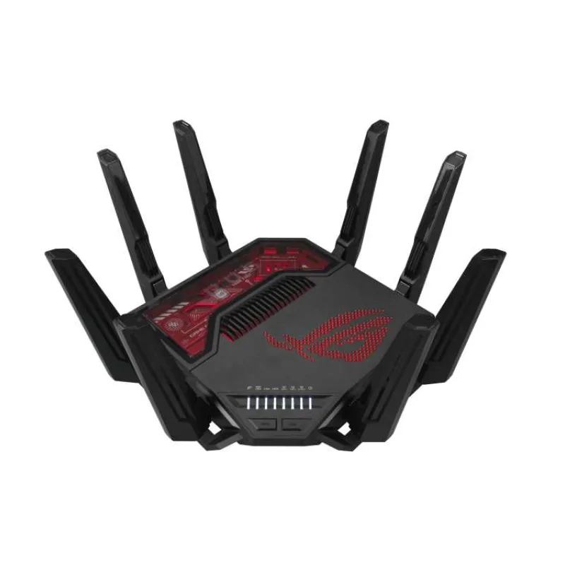 ASUS Herní Router ROG Rapture GT-BE19000, 3-pásmový WiFi7 Router, 2x WAN, 4x LAN, AiMesh (90IG0850-MO9A0V)