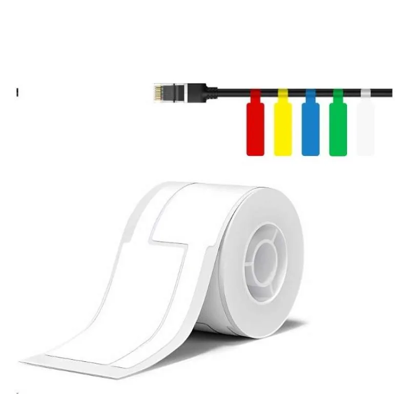 Niimbot štítky na kabely T 25x76mm 200ks Bílé pro B21, B21S, B3, B1S (T25*76-100WHITE)