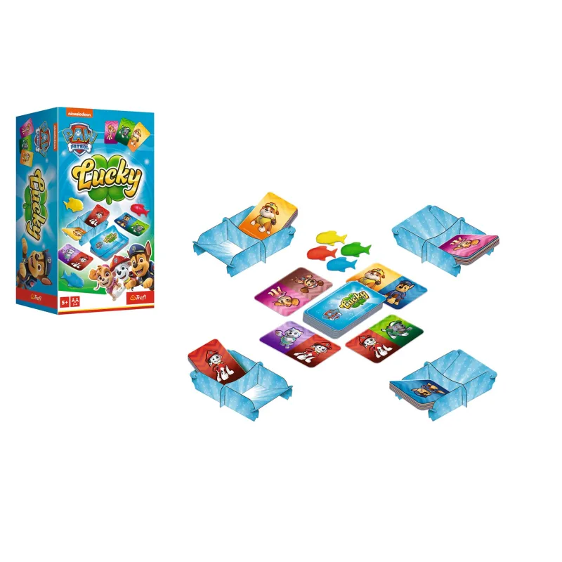 Trefl Šťastné labky Labková patrola/Paw Patrol spoločenská hra v krabici 15x26x10cm