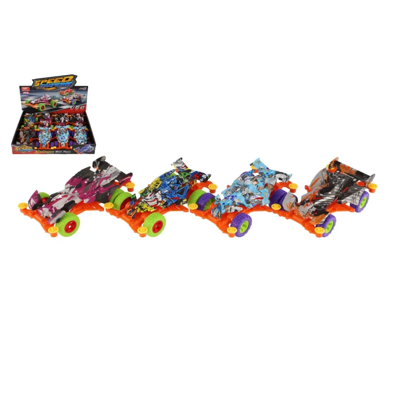 Teddies Auto terénne plastové 15cm na zotrvačník 4 farby